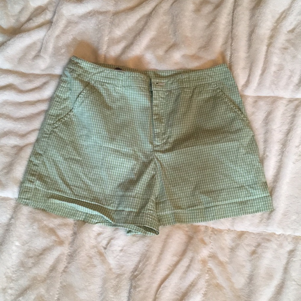 Green shorts